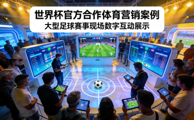 世界杯官方合作体育营销案例 - 大型足球赛事现场数字互动展示
